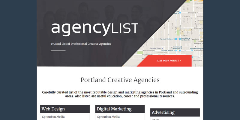 Featured on Agency List