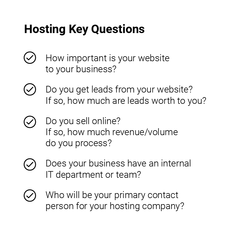Hosting Key Questions