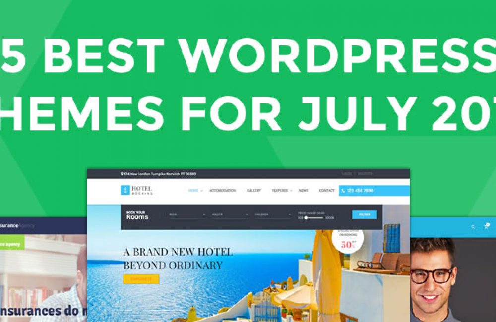 5 best wordpress themes for july